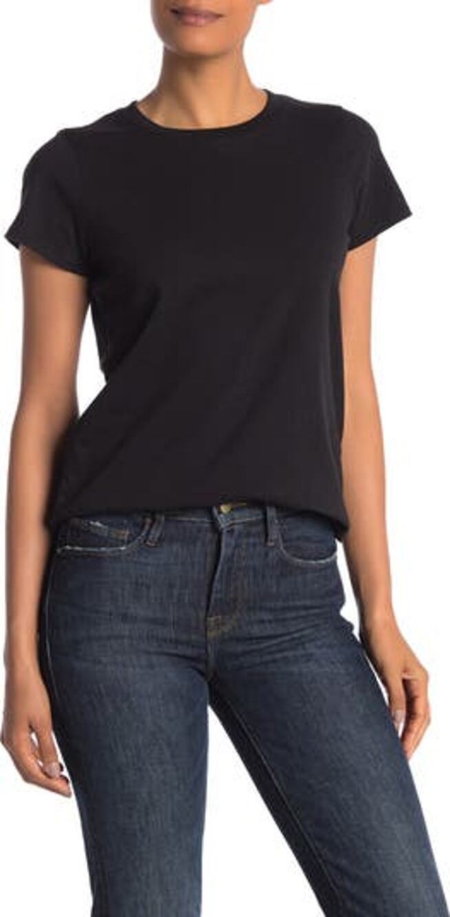 NWOT Madewell Women's Vintage Crewneck Cotton T-Shirt True Black Size XXS